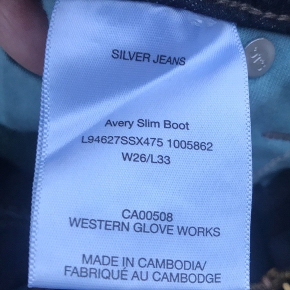 Silver jeans like brand new size 26/33 - Picture 2 of 4